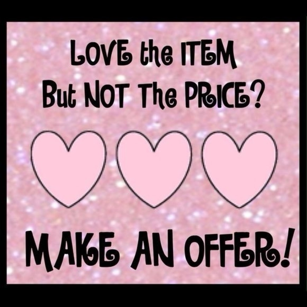 Accepting reasonable offers. Low ball offers not accepted